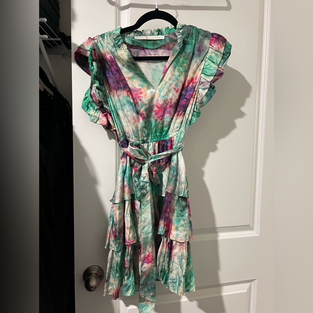 Marie Oliver Emery Dress - Berry Blossom Size XXS